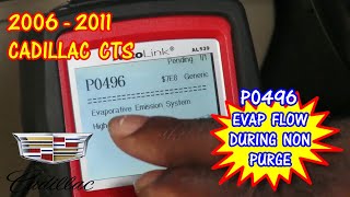 ⭐ 2006-2011 Cadillac CTS -3.6- P0496 - EVAP Flow During Non Purge - Stalls Out When Getting Gas #cts