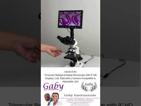 Trinocular Biological Digital Microscope with 9 inch HD Display