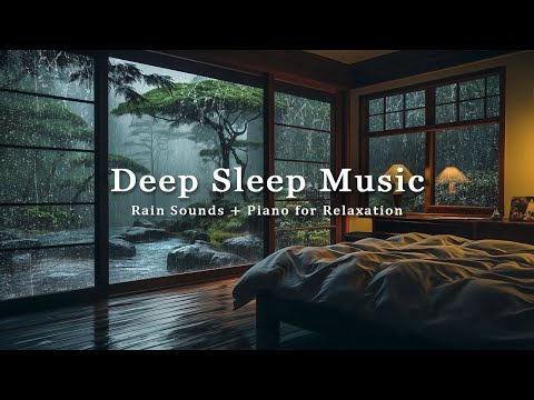 Relaxing Piano Music and Rain Sounds - 3 Hours Relaxing Music for Stress Relief, Deep Sleep, Calming