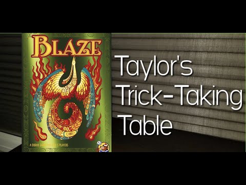 How to Play Blaze ~ Taylor's Trick-Taking Table
