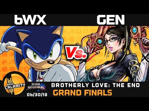 BL:TE | 6WX (Sonic) vs Gen (Bayonetta) - Phase 3 - Grand Finals - Super Smash Bros. for Wii U