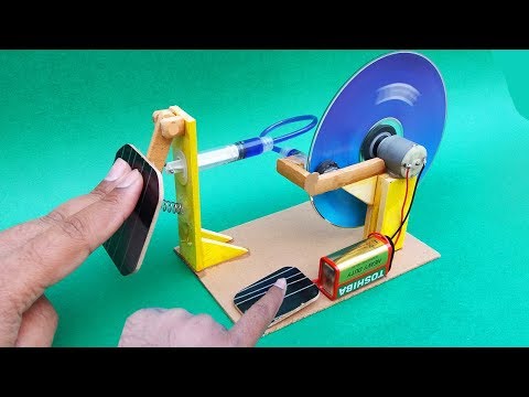 How to Make A Hydraulic Brake Project | Disk Braking Science Project | Hydraulic Disk Braking System