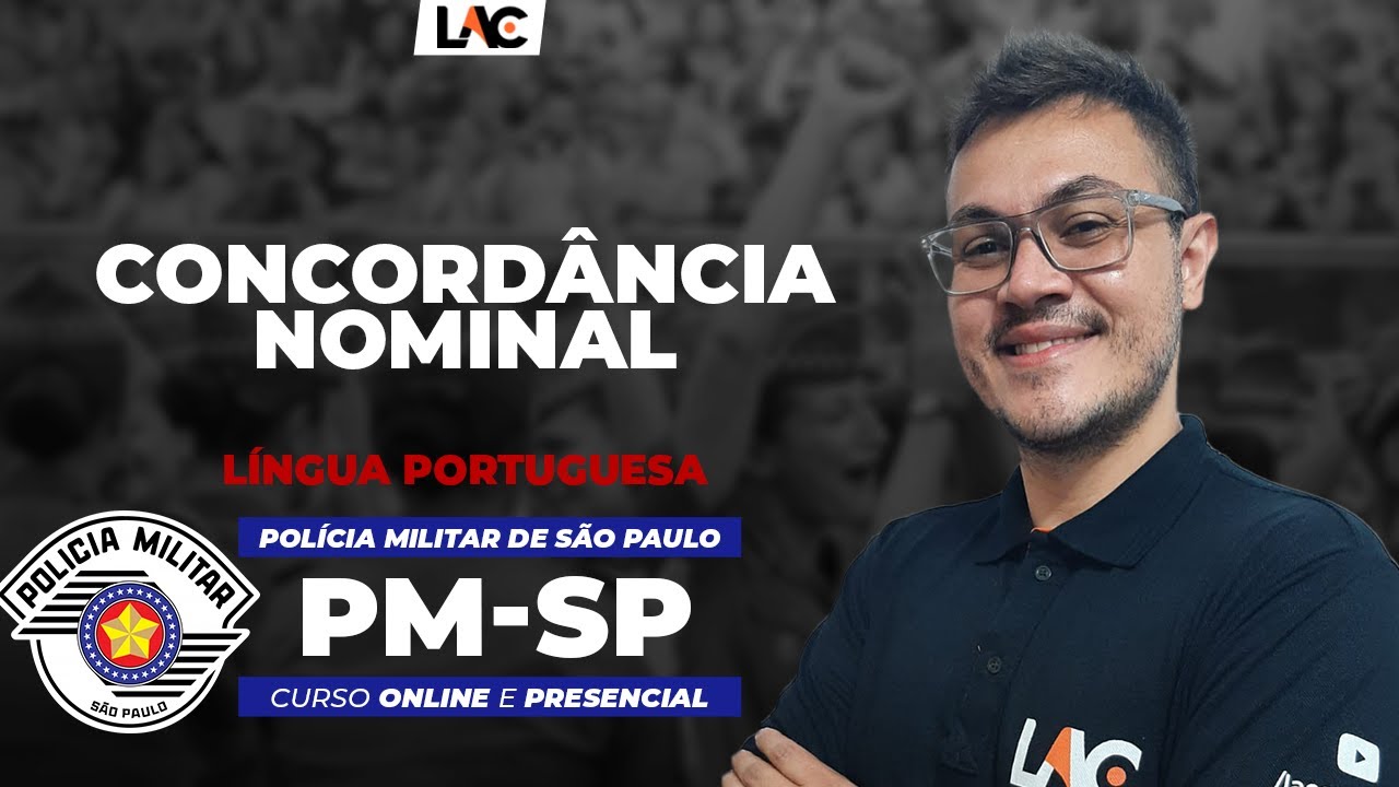 PM SP 2023 - Concordância Nominal - Língua Portuguesa