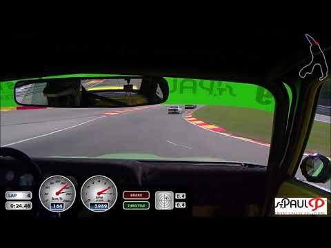 Onboard camara Ford Capri RS 2600 Weslake Spa Summer Classic 2019