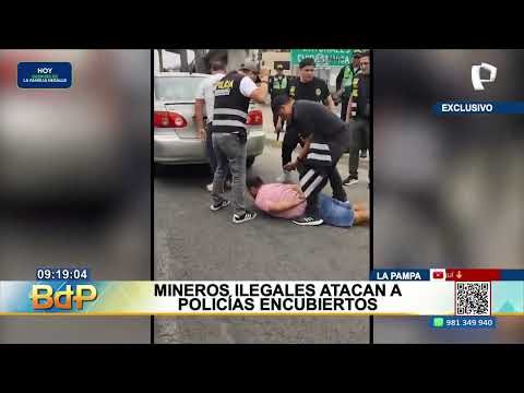 La Pampa: policías encubiertos son atacados durante operativo contra minería ilegal