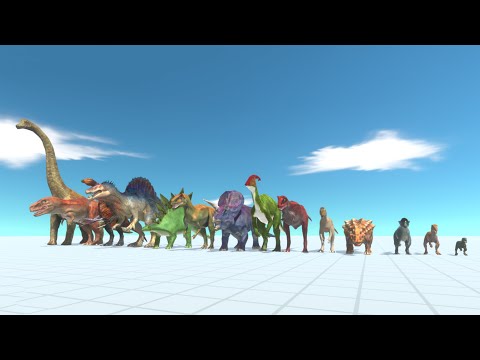 ALL DINOSAURUS vs ARMIES - Animal Revolt Battle Simulator