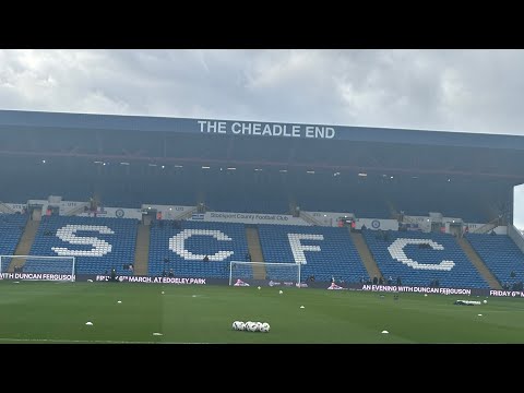 2 men sent off and ends in a defeat/ Stockport County VS Wigan Athletic 