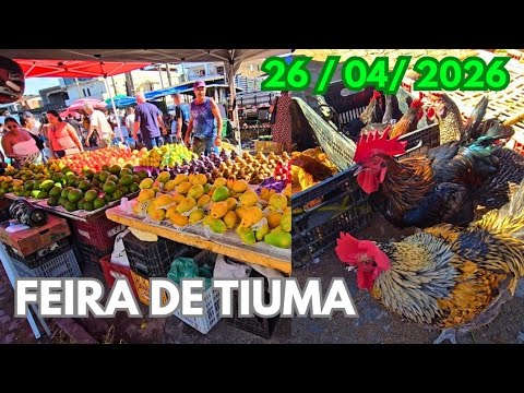 A MELHOR FEIRA DA REGIÃO TIUMA DISTRITO DE SÃO LOURENÇO DA MATA PE 26/ABRIL/2026