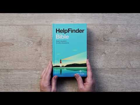 Video Preview for Helpfinder Bible NLT | Hardcover, Red Letter