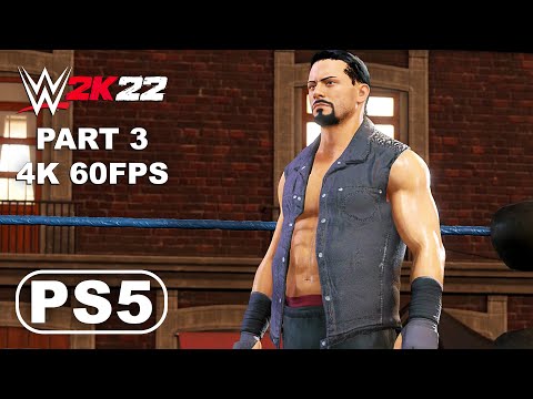 WWE 2K22 MyRise PS5 Gameplay Walkthrough Part 3 - WWE 2K22 Gameplay (4K 60FPS) No Commentary