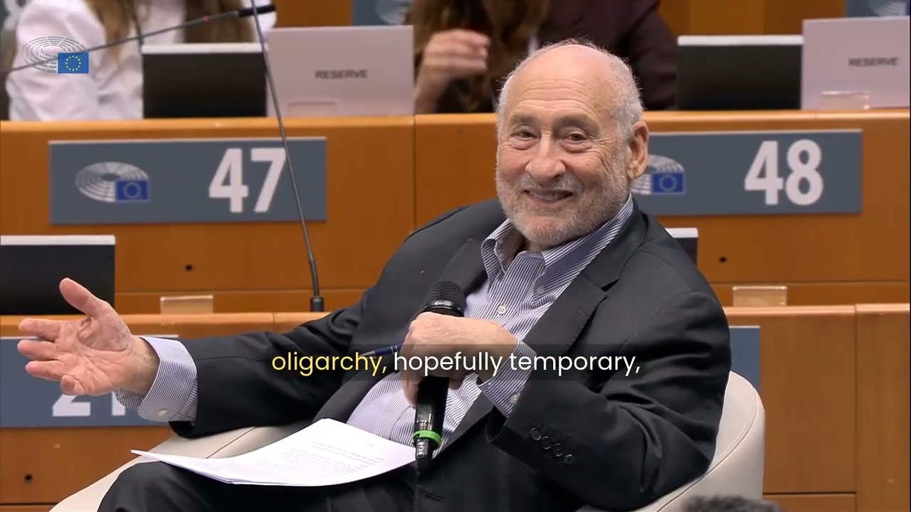 Stiglitz at EU Tax Summit: 'We have a regressive tax system. We need to correct that".