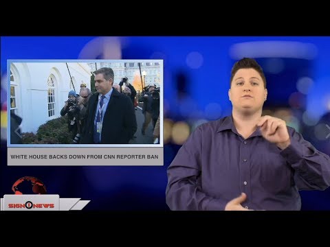 White House backs down from CNN reporter ban (ASL - 11.19.18)