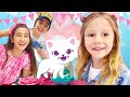 Nastya And Episodes With Best Friends Evelyn And Adrian