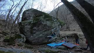 Video thumbnail of Team work, 8a (sit). Chironico