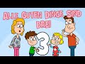 Kinderlied Zählen Eins Zwei Drei Alle Guten Dinge Sind Drei Hurra Kinderlieder