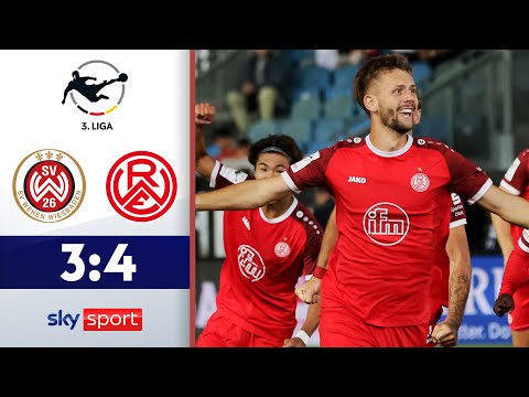90.+4! Müsel entscheidet 7-Tore-Krimi! | SV Wehen-Wiesbaden - Rot-Weiss Essen | HL - 3. Liga 25/26