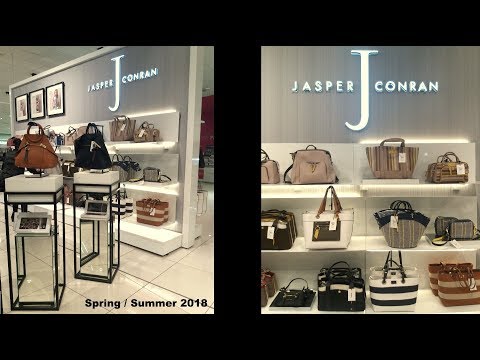 Jasper Conran Handbags Umbrellas Coin Purses Spring Summer Collection 2018  | Store Tour