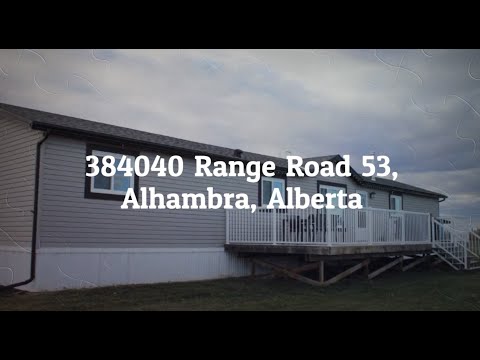 Property House Listing - 384040 Range Road 53, Alhambra Home For Sale