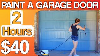 How to Paint a Garage Door | Curb Appeal Fast & Cheap