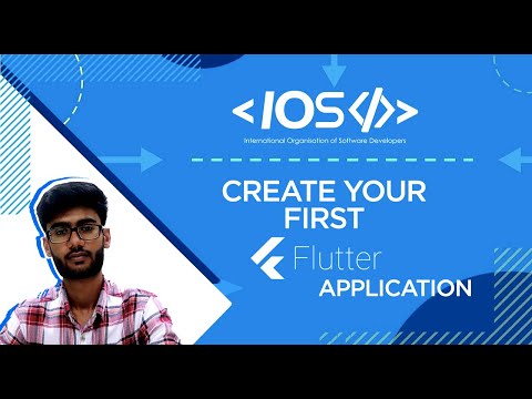 Introduction to Flutter Ep. 4 | Create your First flutter Application | Dart | iOS | Android