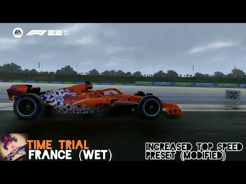 F1 22 - Time Trial - France 🇨🇵 Dry & Wet - Modified Preset