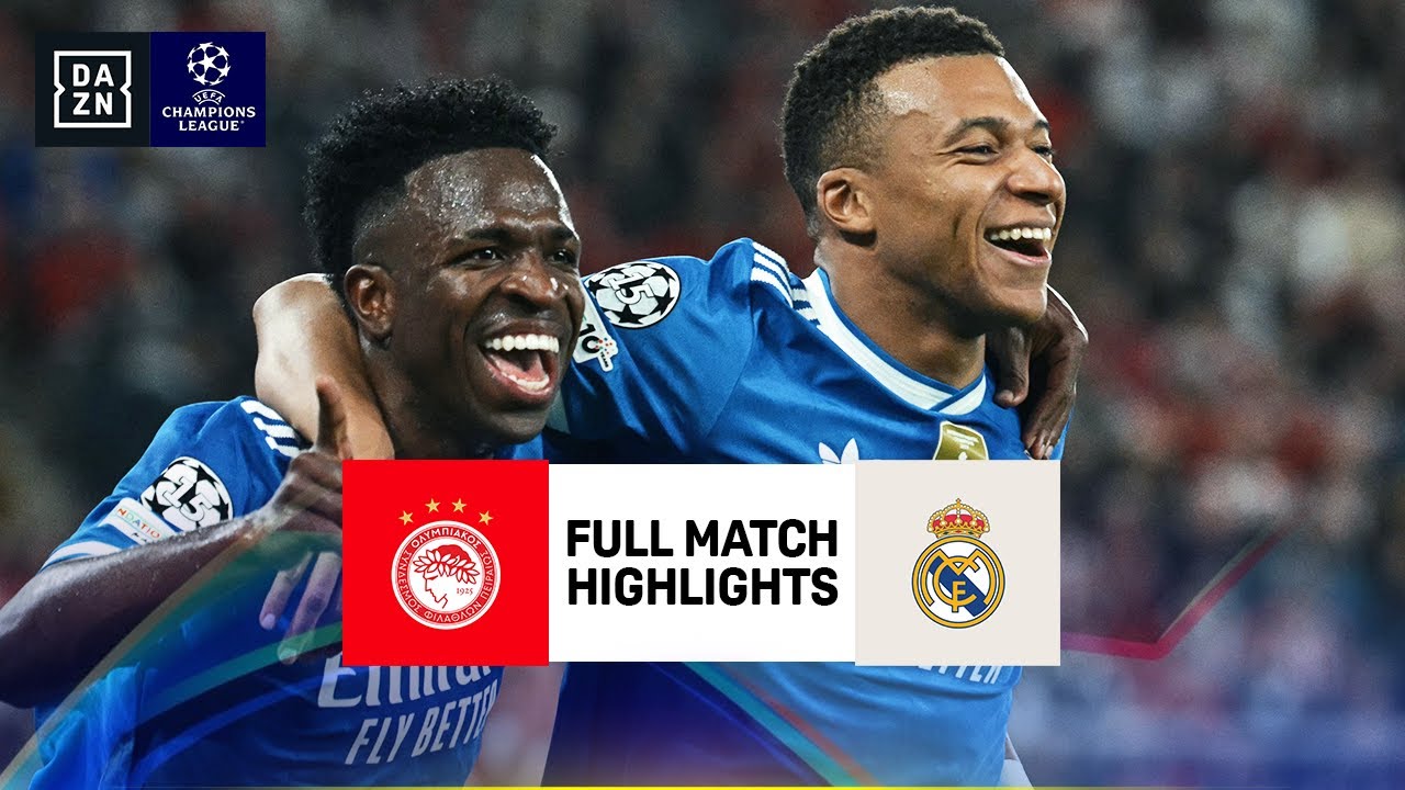 Olympiacos vs. Real Madrid | UEFA Champions League Highlights | Matchday 5 | 2025-2026