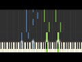 Yann Tiersen - Mary (Synthesia Tutorial)