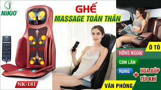 Video Review Ghế massage rung lắc đấm bóp túi khí toàn thân cao cấp Nhật Bản Nikio NK-181