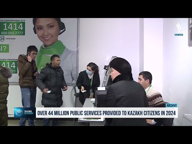 Over 44 million public services provided to Kazakh citizens in 2024