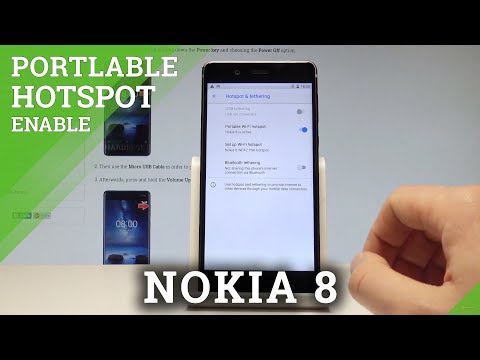 How to Allow Wi-Fi Hotspot in NOKIA 8 - Create Portable Hotspot |HardReset.info