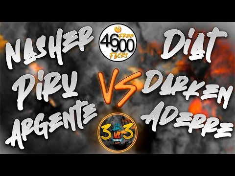 NASHER ARGENTE PIRU vs ADERRE DIAT DARKEN // PRIMERA RONDA //3vs3