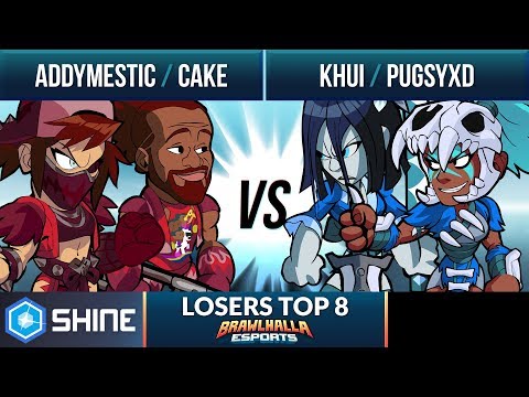 Addymestic & Cake vs Pugsyxd & Khui - Losers Top 8 - Shine 2019 2v2