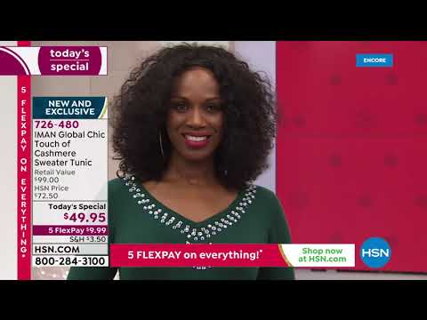 HSN | IMAN Global Chic Fashions 11.22.2020 - 03 AM