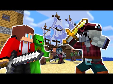 MAIZEN : Pirates vs MAIZEN - Minecraft Animation JJ & Mikey