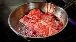 【もうひき肉に戻れない】ステーキ肉のボロネーゼ