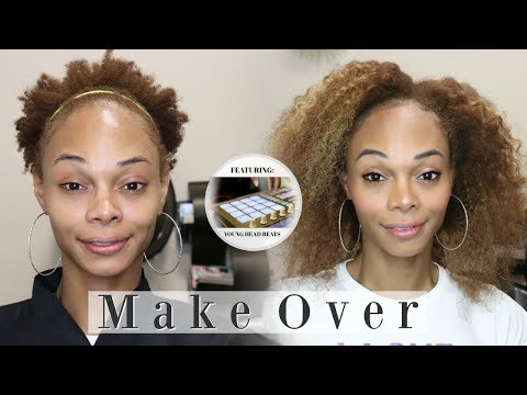 Micro Beaded Weft Hair Makeover | The REAL Braidless Weave Transformation #19 Ft. Young Head Beats