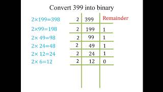 Download the video "Convert a number from Decimal  to Binary"