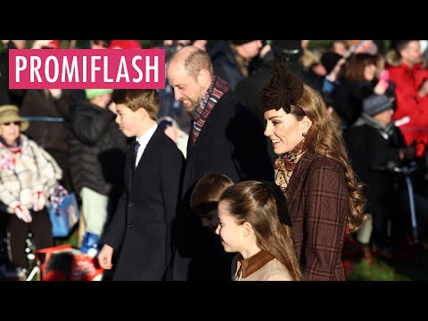 Königlicher Weihnachtsmorgen: Die Royals spazieren vereint