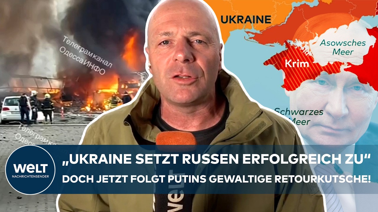 UKRAINE-KRIEG: Putins Retourkutsche – „Die Russen haben jetzt massiv angegriffen!“ Odessa im Visier
