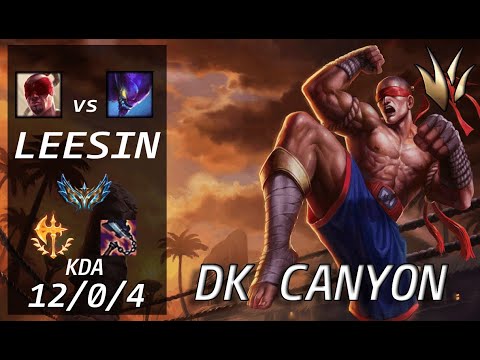 【DK Canyon】 LEESIN vs KHAZIX - KR Challenger Patch 13.10