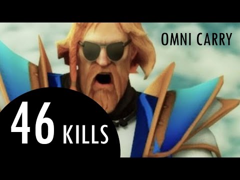 [Dota 2] Carry Omniknight 46 Kills cut - Only Kills