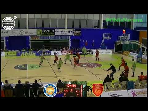 LEB PLATA 17/18 | Berni García (Óbila), partido ante Navarra