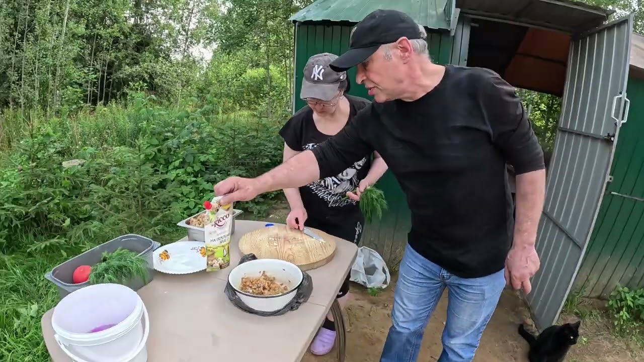 День рождение Ирины. Кура BBQ, шашлык. Пришестивие Алёшки, ТутанХамон, сОляКол?