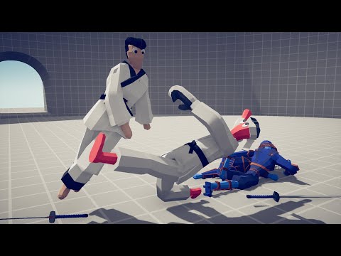 TAEKWONDO CHAMPION & KICKBOXER vs EVERY UNIT - TABS - Totally Accurate Battle Simulator