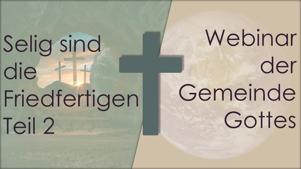 03.15 | Selig sind die Friedfertigen
