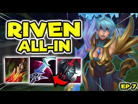 RIVEN BEST ALL-IN BUILD FOR PATCH 11.1 (EASY LANE) - Unranked to Master #7