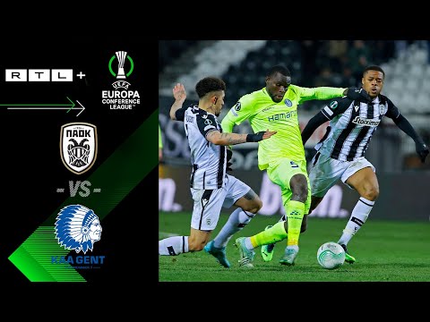 PAOK Saloniki vs. KAA Gent – Highlights & Tore | UEFA Europa Conference League
