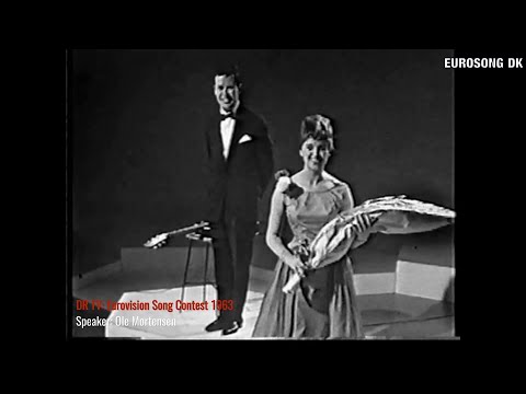 Den danske speaker: Kølig Ole Mortensen speaker dansk sejr i Eurovision 1963