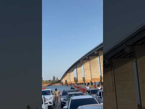 Essa é a ponte Transaraguaia, que interliga Palestina do Pará a Araguatins / Tocantins.
