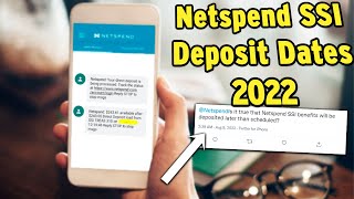 Netspend SSI Deposit Dates For 2022 For All Months - Know When You'll Get Your Benefits!